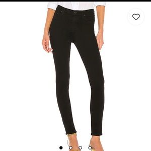 Citizens of Humanity Rocket Mid Rise Skinny in Plush Black - worn twice!
